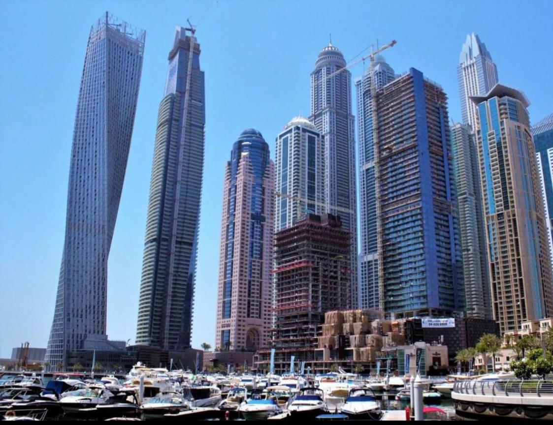 Bright Luxury 2Br Aprt Dubai Marina With Balcony Leilighet Eksteriør bilde